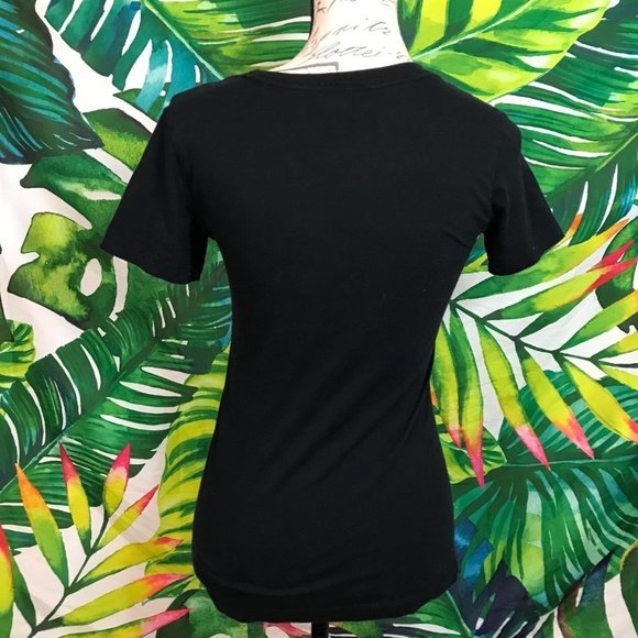 Euc Ripple Junction Juniors Small Gilmore Girls Luke's Logo Black T Shirt - Picture 2 of 7